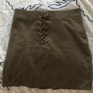 Army green forever 21 skirt NWOT